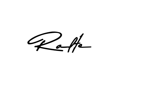 How to make Ralte signature? Asem Kandis PERSONAL USE is a professional autograph style. Create handwritten signature for Ralte name. Ralte signature style 9 images and pictures png