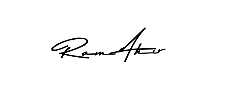 How to make Ram Ahir signature? Asem Kandis PERSONAL USE is a professional autograph style. Create handwritten signature for Ram Ahir name. Ram Ahir signature style 9 images and pictures png