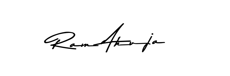 Also You can easily find your signature by using the search form. We will create Ram Ahuja name handwritten signature images for you free of cost using Asem Kandis PERSONAL USE sign style. Ram Ahuja signature style 9 images and pictures png