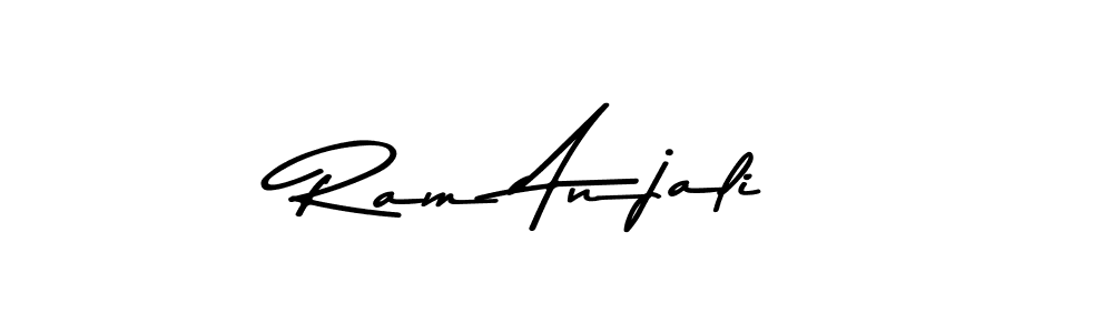 Use a signature maker to create a handwritten signature online. With this signature software, you can design (Asem Kandis PERSONAL USE) your own signature for name Ram Anjali. Ram Anjali signature style 9 images and pictures png