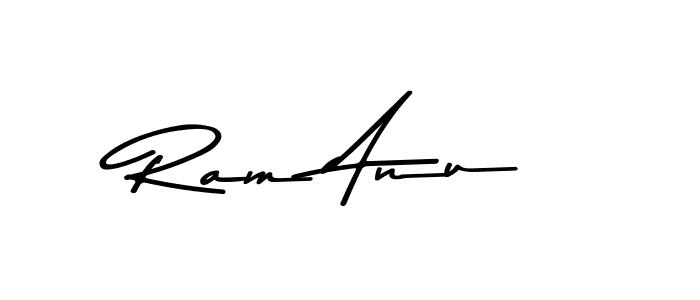 Asem Kandis PERSONAL USE is a professional signature style that is perfect for those who want to add a touch of class to their signature. It is also a great choice for those who want to make their signature more unique. Get Ram Anu name to fancy signature for free. Ram Anu signature style 9 images and pictures png