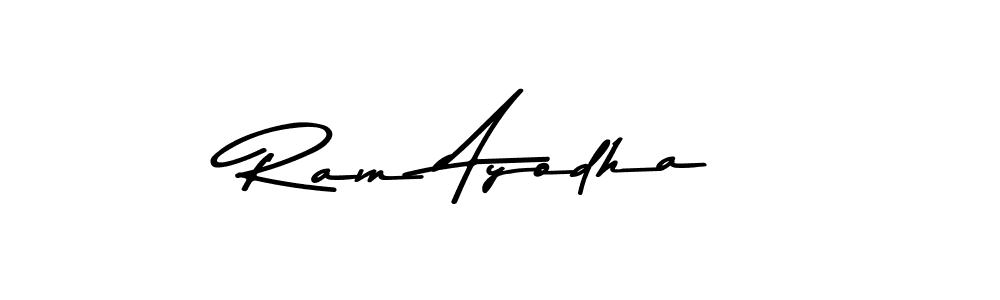 Ram Ayodha stylish signature style. Best Handwritten Sign (Asem Kandis PERSONAL USE) for my name. Handwritten Signature Collection Ideas for my name Ram Ayodha. Ram Ayodha signature style 9 images and pictures png