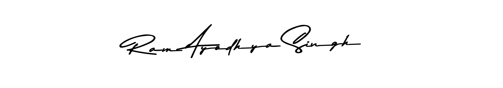 The best way (Asem Kandis PERSONAL USE) to make a short signature is to pick only two or three words in your name. The name Ram Ayodhya Singh include a total of six letters. For converting this name. Ram Ayodhya Singh signature style 9 images and pictures png