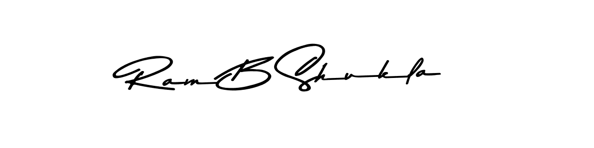 Use a signature maker to create a handwritten signature online. With this signature software, you can design (Asem Kandis PERSONAL USE) your own signature for name Ram B Shukla. Ram B Shukla signature style 9 images and pictures png
