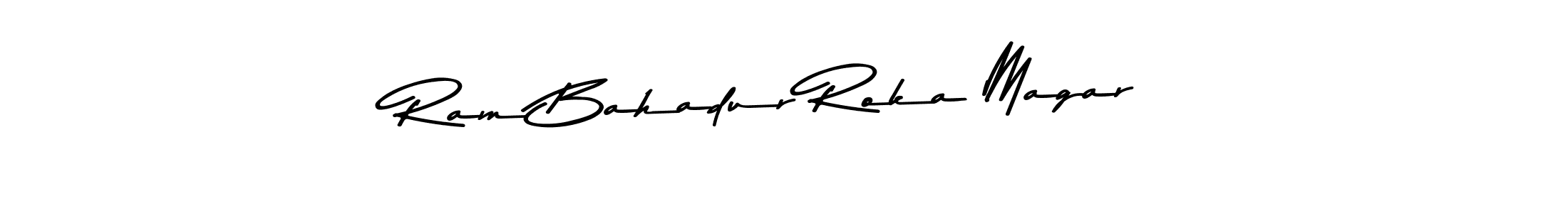 Make a beautiful signature design for name Ram Bahadur Roka Magar. With this signature (Asem Kandis PERSONAL USE) style, you can create a handwritten signature for free. Ram Bahadur Roka Magar signature style 9 images and pictures png