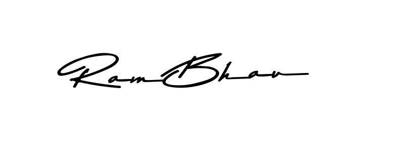 Design your own signature with our free online signature maker. With this signature software, you can create a handwritten (Asem Kandis PERSONAL USE) signature for name Ram Bhau. Ram Bhau signature style 9 images and pictures png