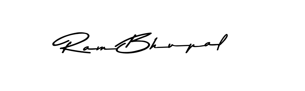 Design your own signature with our free online signature maker. With this signature software, you can create a handwritten (Asem Kandis PERSONAL USE) signature for name Ram Bhupal. Ram Bhupal signature style 9 images and pictures png