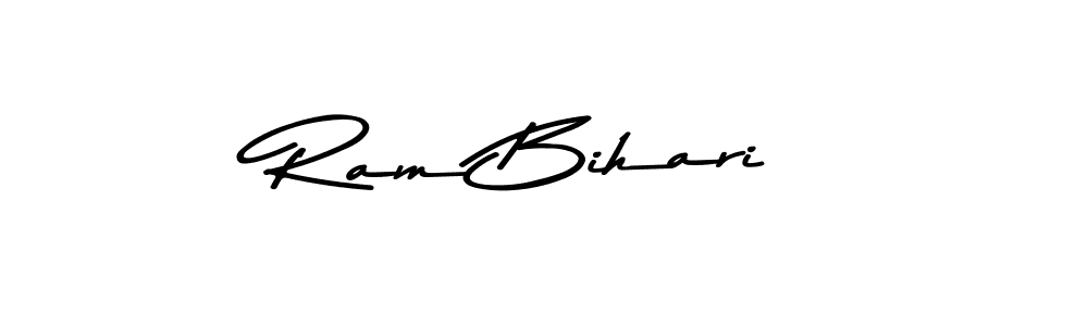 Create a beautiful signature design for name Ram Bihari. With this signature (Asem Kandis PERSONAL USE) fonts, you can make a handwritten signature for free. Ram Bihari signature style 9 images and pictures png