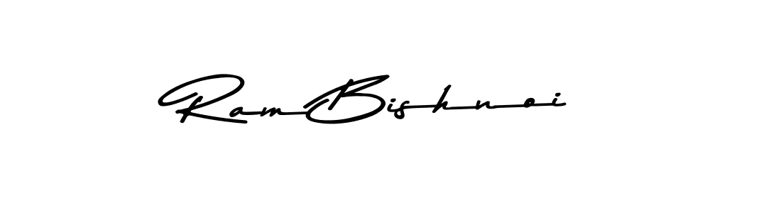 Make a beautiful signature design for name Ram Bishnoi. With this signature (Asem Kandis PERSONAL USE) style, you can create a handwritten signature for free. Ram Bishnoi signature style 9 images and pictures png