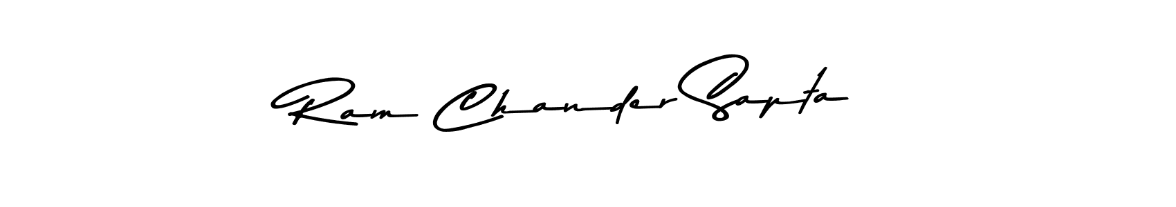 Use a signature maker to create a handwritten signature online. With this signature software, you can design (Asem Kandis PERSONAL USE) your own signature for name Ram Chander Sapta. Ram Chander Sapta signature style 9 images and pictures png