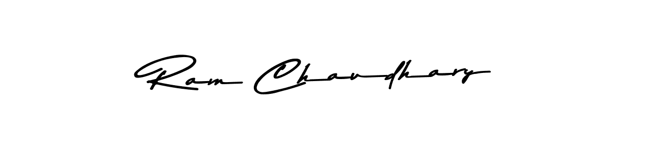 Use a signature maker to create a handwritten signature online. With this signature software, you can design (Asem Kandis PERSONAL USE) your own signature for name Ram Chaudhary. Ram Chaudhary signature style 9 images and pictures png