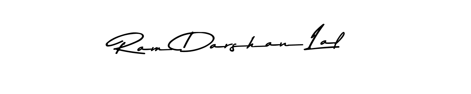 Use a signature maker to create a handwritten signature online. With this signature software, you can design (Asem Kandis PERSONAL USE) your own signature for name Ram Darshan Lal. Ram Darshan Lal signature style 9 images and pictures png
