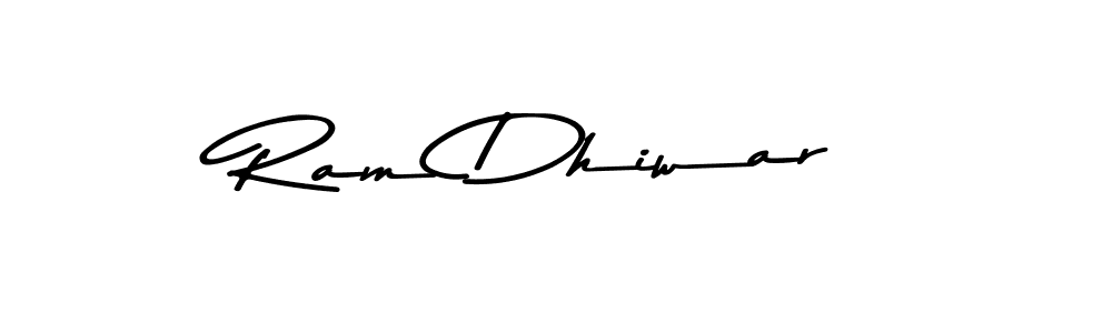 Use a signature maker to create a handwritten signature online. With this signature software, you can design (Asem Kandis PERSONAL USE) your own signature for name Ram Dhiwar. Ram Dhiwar signature style 9 images and pictures png