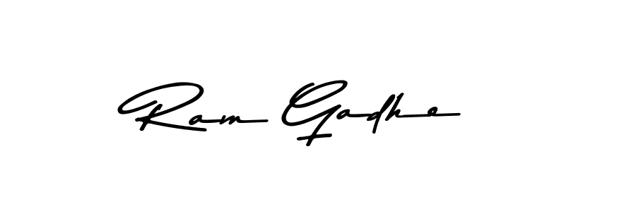 Similarly Asem Kandis PERSONAL USE is the best handwritten signature design. Signature creator online .You can use it as an online autograph creator for name Ram Gadhe. Ram Gadhe signature style 9 images and pictures png