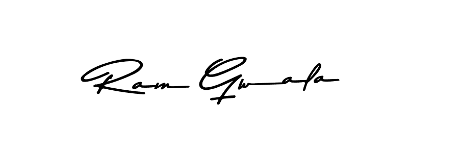 How to make Ram Gwala signature? Asem Kandis PERSONAL USE is a professional autograph style. Create handwritten signature for Ram Gwala name. Ram Gwala signature style 9 images and pictures png