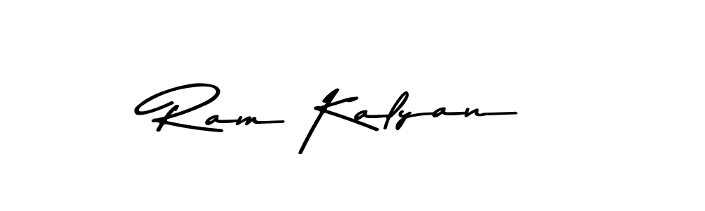 Use a signature maker to create a handwritten signature online. With this signature software, you can design (Asem Kandis PERSONAL USE) your own signature for name Ram Kalyan. Ram Kalyan signature style 9 images and pictures png