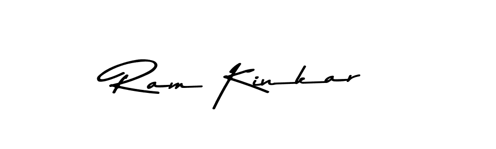 Design your own signature with our free online signature maker. With this signature software, you can create a handwritten (Asem Kandis PERSONAL USE) signature for name Ram Kinkar. Ram Kinkar signature style 9 images and pictures png