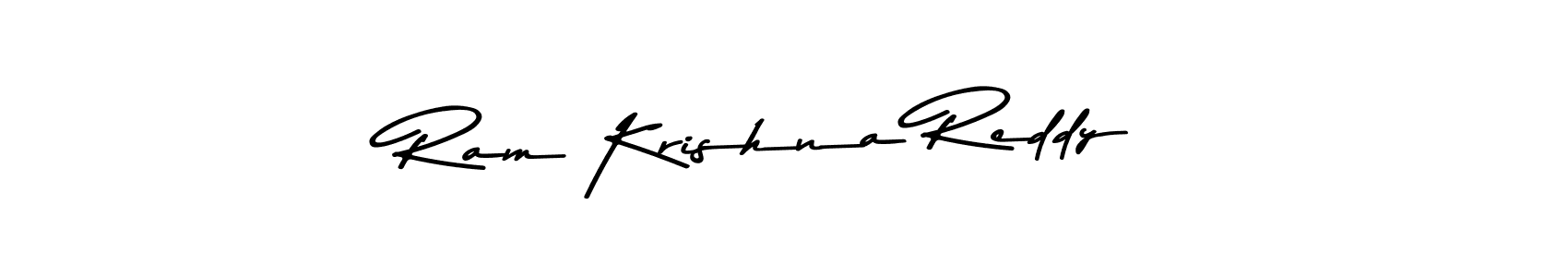 How to make Ram Krishna Reddy name signature. Use Asem Kandis PERSONAL USE style for creating short signs online. This is the latest handwritten sign. Ram Krishna Reddy signature style 9 images and pictures png