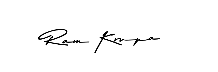 if you are searching for the best signature style for your name Ram Krupa. so please give up your signature search. here we have designed multiple signature styles  using Asem Kandis PERSONAL USE. Ram Krupa signature style 9 images and pictures png