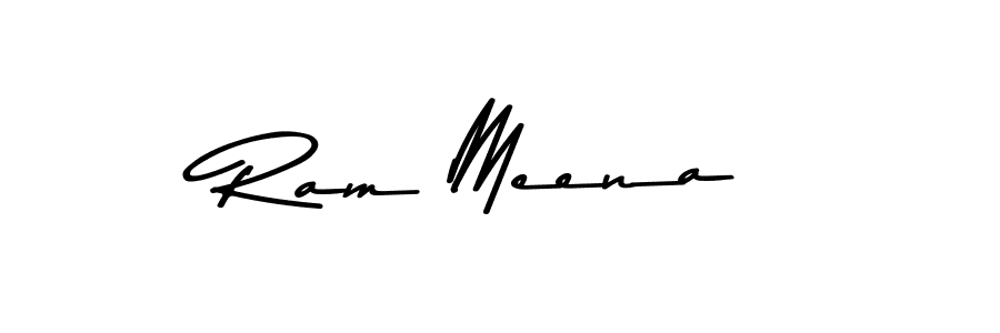 Make a beautiful signature design for name Ram Meena. With this signature (Asem Kandis PERSONAL USE) style, you can create a handwritten signature for free. Ram Meena signature style 9 images and pictures png