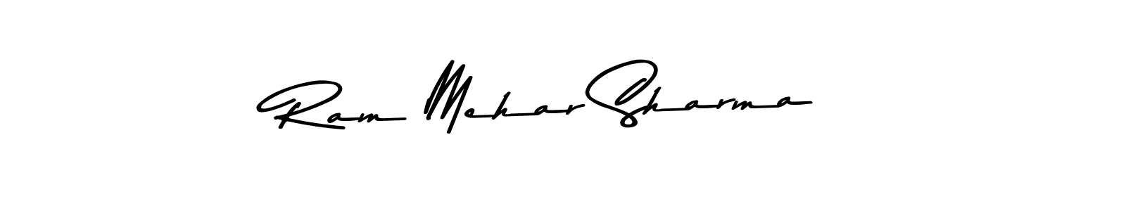 You can use this online signature creator to create a handwritten signature for the name Ram Mehar Sharma. This is the best online autograph maker. Ram Mehar Sharma signature style 9 images and pictures png