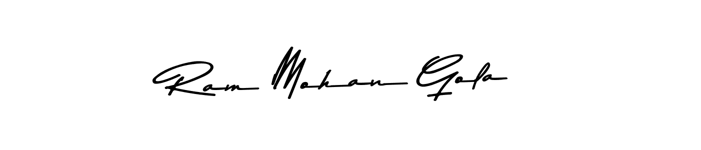 How to make Ram Mohan Gola signature? Asem Kandis PERSONAL USE is a professional autograph style. Create handwritten signature for Ram Mohan Gola name. Ram Mohan Gola signature style 9 images and pictures png