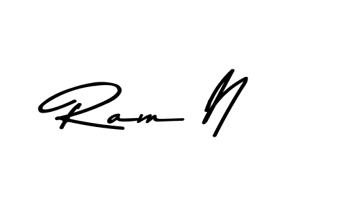 Best and Professional Signature Style for Ram N. Asem Kandis PERSONAL USE Best Signature Style Collection. Ram N signature style 9 images and pictures png