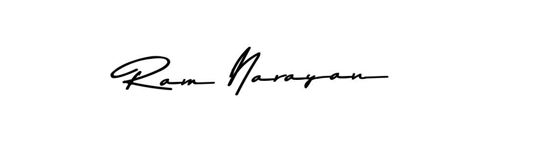 Create a beautiful signature design for name Ram Narayan. With this signature (Asem Kandis PERSONAL USE) fonts, you can make a handwritten signature for free. Ram Narayan signature style 9 images and pictures png
