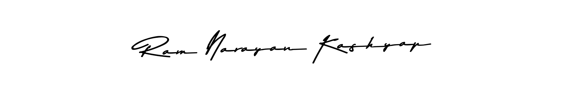 How to make Ram Narayan Kashyap signature? Asem Kandis PERSONAL USE is a professional autograph style. Create handwritten signature for Ram Narayan Kashyap name. Ram Narayan Kashyap signature style 9 images and pictures png