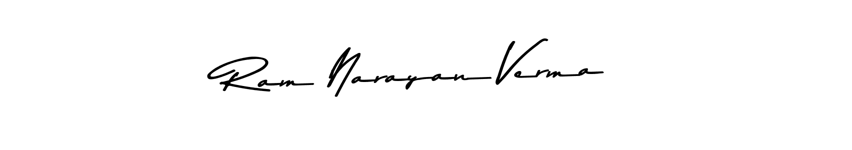 Make a beautiful signature design for name Ram Narayan Verma. With this signature (Asem Kandis PERSONAL USE) style, you can create a handwritten signature for free. Ram Narayan Verma signature style 9 images and pictures png