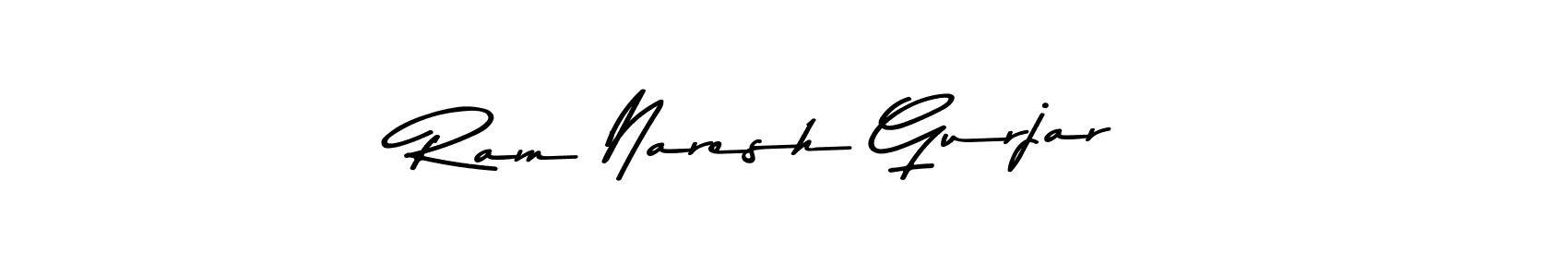 Make a beautiful signature design for name Ram Naresh Gurjar. With this signature (Asem Kandis PERSONAL USE) style, you can create a handwritten signature for free. Ram Naresh Gurjar signature style 9 images and pictures png
