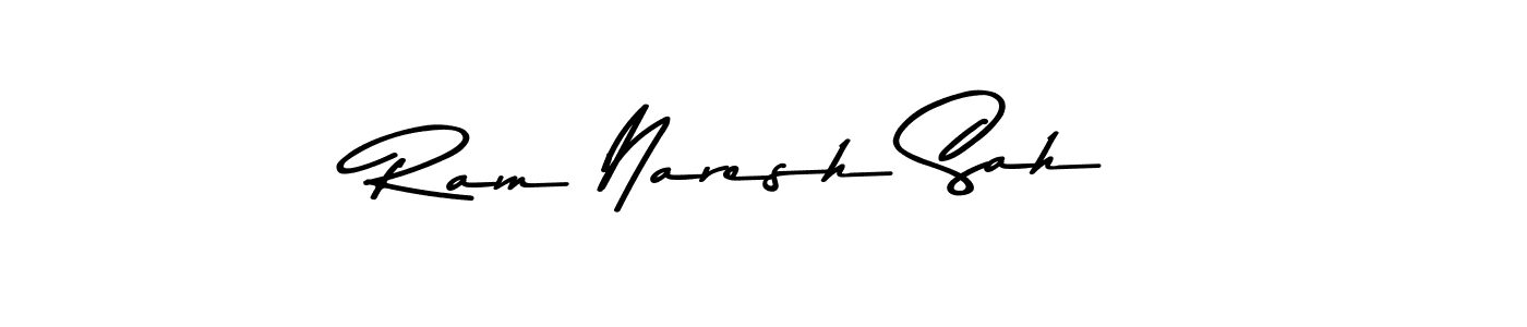 Create a beautiful signature design for name Ram Naresh Sah. With this signature (Asem Kandis PERSONAL USE) fonts, you can make a handwritten signature for free. Ram Naresh Sah signature style 9 images and pictures png