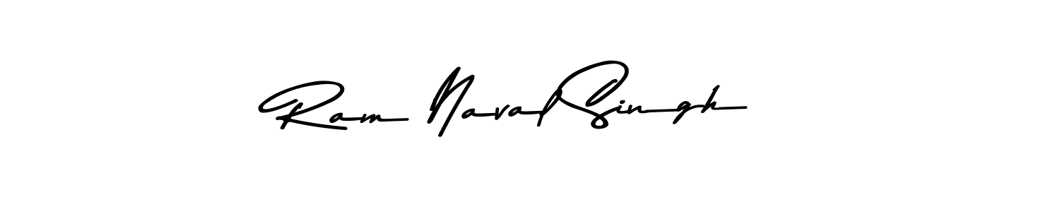 How to make Ram Naval Singh name signature. Use Asem Kandis PERSONAL USE style for creating short signs online. This is the latest handwritten sign. Ram Naval Singh signature style 9 images and pictures png