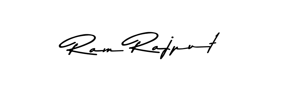 Design your own signature with our free online signature maker. With this signature software, you can create a handwritten (Asem Kandis PERSONAL USE) signature for name Ram Rajput. Ram Rajput signature style 9 images and pictures png