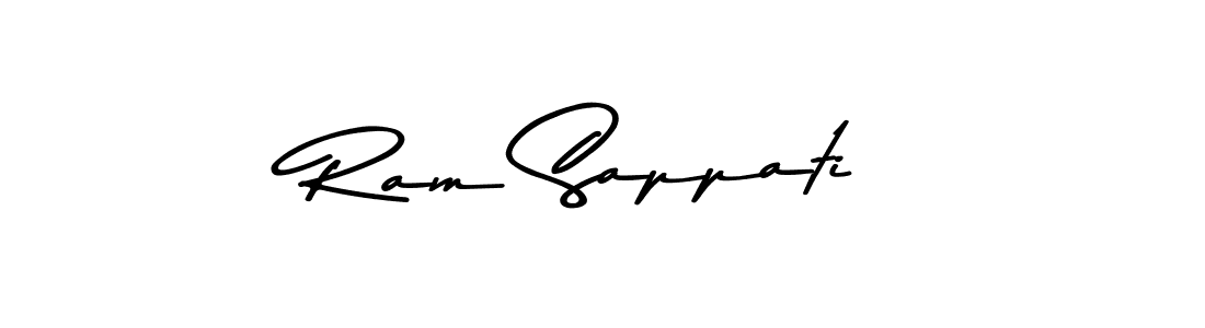 Design your own signature with our free online signature maker. With this signature software, you can create a handwritten (Asem Kandis PERSONAL USE) signature for name Ram Sappati. Ram Sappati signature style 9 images and pictures png