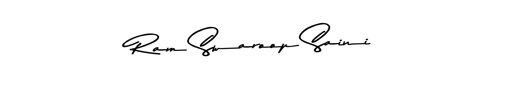 Use a signature maker to create a handwritten signature online. With this signature software, you can design (Asem Kandis PERSONAL USE) your own signature for name Ram Swaroop Saini. Ram Swaroop Saini signature style 9 images and pictures png