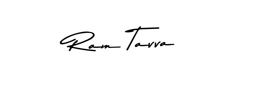 Design your own signature with our free online signature maker. With this signature software, you can create a handwritten (Asem Kandis PERSONAL USE) signature for name Ram Tavva. Ram Tavva signature style 9 images and pictures png