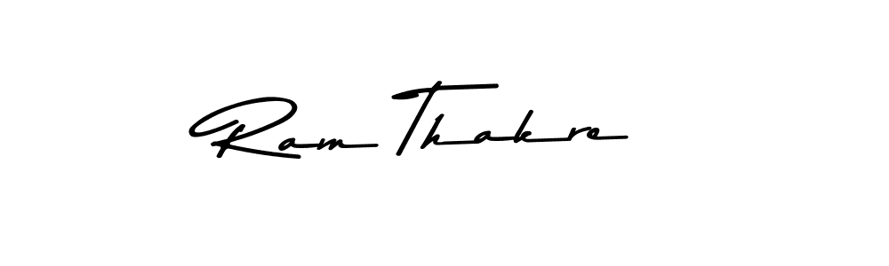 Design your own signature with our free online signature maker. With this signature software, you can create a handwritten (Asem Kandis PERSONAL USE) signature for name Ram Thakre. Ram Thakre signature style 9 images and pictures png