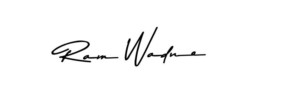 Use a signature maker to create a handwritten signature online. With this signature software, you can design (Asem Kandis PERSONAL USE) your own signature for name Ram Wadne. Ram Wadne signature style 9 images and pictures png