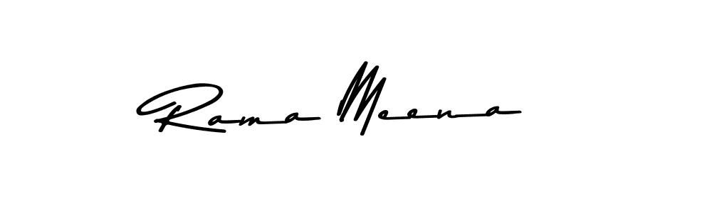 You should practise on your own different ways (Asem Kandis PERSONAL USE) to write your name (Rama Meena) in signature. don't let someone else do it for you. Rama Meena signature style 9 images and pictures png