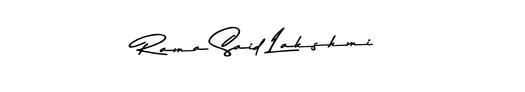 This is the best signature style for the Rama Said Lakshmi name. Also you like these signature font (Asem Kandis PERSONAL USE). Mix name signature. Rama Said Lakshmi signature style 9 images and pictures png