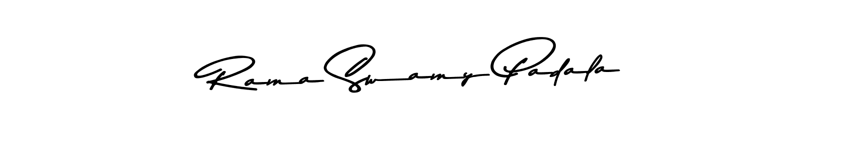 Design your own signature with our free online signature maker. With this signature software, you can create a handwritten (Asem Kandis PERSONAL USE) signature for name Rama Swamy Padala. Rama Swamy Padala signature style 9 images and pictures png