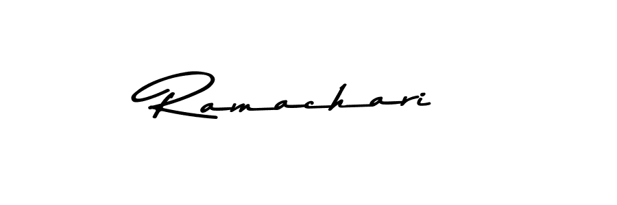 Create a beautiful signature design for name Ramachari. With this signature (Asem Kandis PERSONAL USE) fonts, you can make a handwritten signature for free. Ramachari signature style 9 images and pictures png