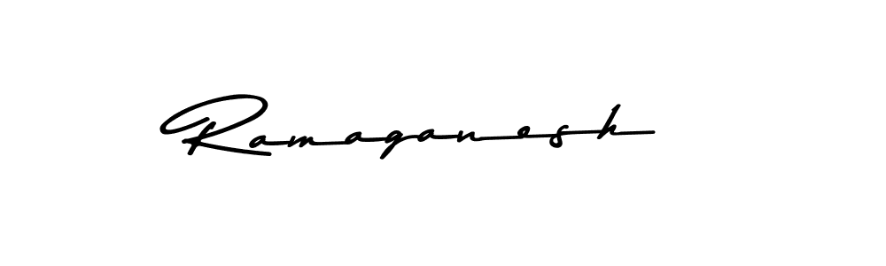 You should practise on your own different ways (Asem Kandis PERSONAL USE) to write your name (Ramaganesh) in signature. don't let someone else do it for you. Ramaganesh signature style 9 images and pictures png