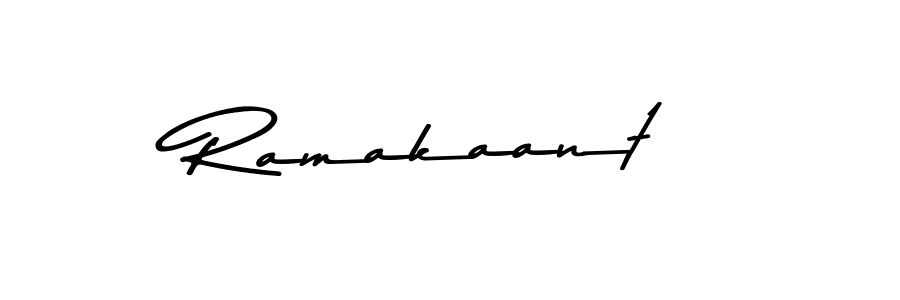 How to make Ramakaant name signature. Use Asem Kandis PERSONAL USE style for creating short signs online. This is the latest handwritten sign. Ramakaant signature style 9 images and pictures png