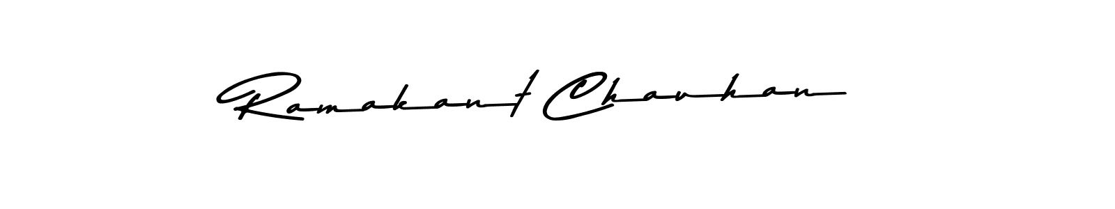 You should practise on your own different ways (Asem Kandis PERSONAL USE) to write your name (Ramakant Chauhan) in signature. don't let someone else do it for you. Ramakant Chauhan signature style 9 images and pictures png