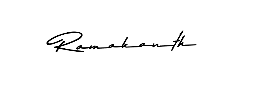 How to make Ramakanth name signature. Use Asem Kandis PERSONAL USE style for creating short signs online. This is the latest handwritten sign. Ramakanth signature style 9 images and pictures png