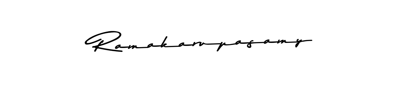 How to make Ramakarupasamy signature? Asem Kandis PERSONAL USE is a professional autograph style. Create handwritten signature for Ramakarupasamy name. Ramakarupasamy signature style 9 images and pictures png