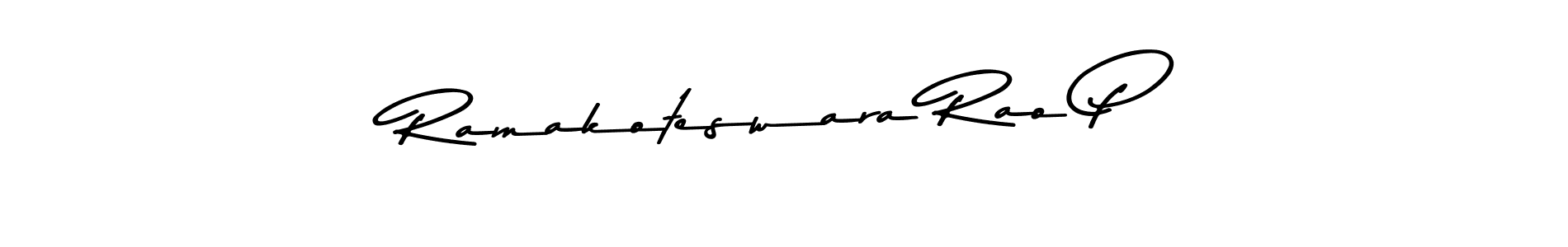 Make a beautiful signature design for name Ramakoteswara Rao P. Use this online signature maker to create a handwritten signature for free. Ramakoteswara Rao P signature style 9 images and pictures png