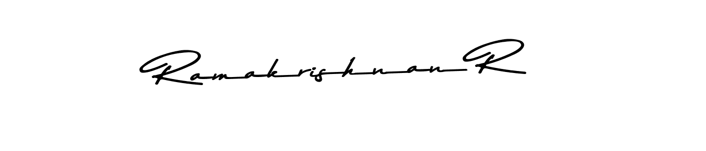 Ramakrishnan R stylish signature style. Best Handwritten Sign (Asem Kandis PERSONAL USE) for my name. Handwritten Signature Collection Ideas for my name Ramakrishnan R. Ramakrishnan R signature style 9 images and pictures png